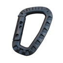 5Pcs Snap Plastic D-Ring Key Chain Clip Hooks Camping Outdoor Carabiner  DUQ