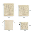 Reusable Shopping Bags, 12-Set Reusable Product Bags Organic Cotton Washabl U5T9