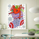 5D DIY Special Shaped Diamond Painting Christmas Socks Embroidery Kit Decor