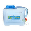 Outdoor Plastic Camping Travel Car Water Bucket Water Carrier Canister 8L Clear