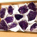 1PCS Natural Amethyst Geode Crystal Quartz Amethyst A4E4 I2X1 Specimen D7M9
