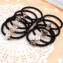 Women 10x Hair Bands Thick Bobbles Elastic Ponytail Rubber Hairbands Acce