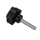 Screw on type star head Thumbscrew Locking screw Grip M6 x 30mm