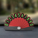 Car Parking Card Concealed Temporary Car Stop Sign Number Parking Card S IUL