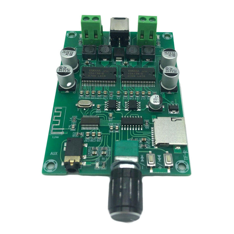 Home Theater Digital Power Amplifier Two-Channel Stereo DC12V 4A