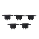 5X 3P IEC 320 C14 Male Plug Panel Power Inlet Sockets Connectors AC 250V 10A FT