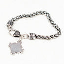 Autism Rhinestone Bracelet Bracelet Rope Bangle Bracelet Twist Chain Wristb JR