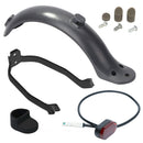 Electric Scooter Rear Fender Support Taillight Set for M365 Scooter (Grey)