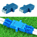 Fiber Optical Cable Adapter Flange Coupler LC-LC Duplex Singlemode  X2