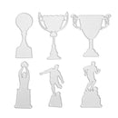 6pcs Wine Glass Cutting Dies Stencils Scrapbooking Embossing DIY Album Card