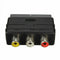 hot SCART Male Plug to 3 RCA Female A/V Audio Video Adaptor Converter for TV~OZ
