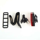 LED USB Rechargeable COB Bike Tail Lamp Safety Warning Bicycle Rear Light