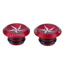 Bike MTB 1 Pair Mini Aluminum Alloy Grip Handlebar Bar End red A