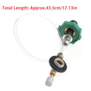 Camping Outdoor Propane Refill Adapter Gas Flat Cylinder Tank Coupler Adapter