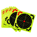 10 Lot 12inch Self-Adhesive  Targets Glow Fluorescent Paper Target