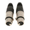 Pack of 2 5 Pin Female Plug Mini XLR Audio Microphone Connectors Adapters