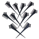 10x Plastic Hair Dye Coloring Brushes Comb Barber Salon Tint Hairdressing To Hn
