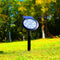 9 LED Waterproof Solar Spotlight Garden Lawn Ground Lighting Wall Lamp (A)