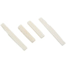 2 Sets of 4pcs 6 String Acoustic Guitar Bone Bridge Saddle and Nut Made of