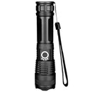 3000lm Waterproof Rechargeable XHP50LED Zoomable Flashlights Glare Flashlight