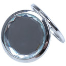 Travel Compact Pocket Crystal Folding Makeup Mirror, Mintcream