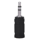 2.5mm Stereo Female to 3.5mm Stereo Male Plug Jack Audio Adapter, Black I7D6