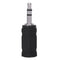 2.5mm Stereo Female to 3.5mm Stereo Male Plug Jack Audio Adapter, Black I7D6