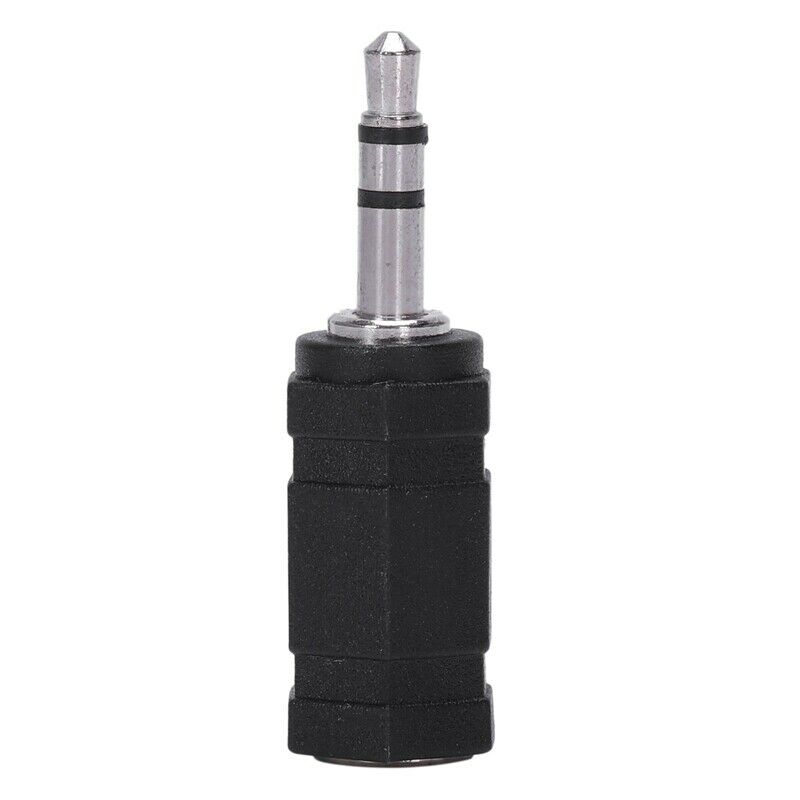 2.5mm Stereo Female to 3.5mm Stereo Male Plug Jack Audio Adapter, Black I7D6