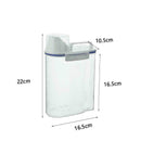 Pet Food Storage Container Airtight Dog Cats with Measuring Cup Clear Favor W8L5