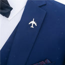 1 piece airplane button shape brooch pin unisex fashion clothing jewelry