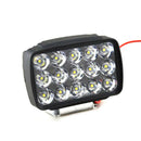 Motorcycle Headlight Spot Light 15 LED 1000LM Motos ATV UTV Scooter Lighting Ew