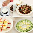 Kitchen Stainless Steel Boiled Egg Slicer DIY Cutter Mushroom Tomato Chopper