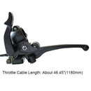 22mm For ATV Thumb Throttle Replacement Parts Powersports With Dual Brake Lever