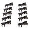 10 Pack Metal Clip , 12mm/0.47inch Dia Lapel / Lavalier Microphone Tie Clip