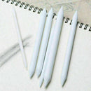 6Pcs White Pastel Charcoal Blender Stump Tortillon Sketch C9M0 Drawing D9E0 E6D3