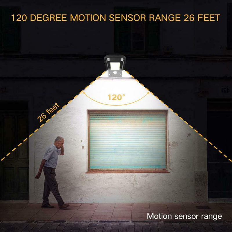 LED Solar Street Light Waterproof Motion Sensor Outdoor Wall Lamp (210COB)