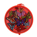 Butterfly 5D Diamond Painting Full Drill LED Light For Home Decor Gift w/ Tassel
