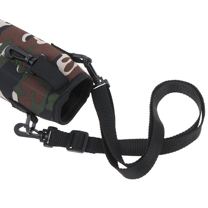 1000ML Water Bottle Carrier Insulated Cover Bag Neoprene Holder Strap OutdoorJ3C