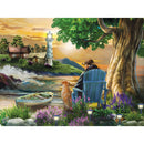 Diamond Painting Beacon Oldman 5D DIY Full Round Drill Wall Picture 40x30cm
