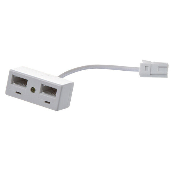 One BT Plug to Two UK BT Telephone Socket Adapter Splitter F9S2