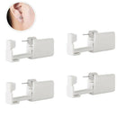 4 Pcs Disposable Sterile Ear Piercing Organ Unit Tool with Ear Stud Asepsis
