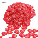 100pcs/Set Sponge Love Heart Shaped Confetti Petal Romantic Wedding Decor