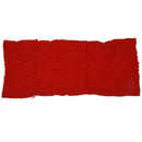 Women Warm Knit Neck Circle Wool Cowl Snood Long Scarf - Red Z4R8