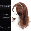 Hair band Crystal Headband Hairband Rhinestone Fine Hair Hoop Hair Accessories,a