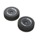 1 Pair RC Car Tire, RC Front Tyre  Wheels Compatible for Wltoys 144001