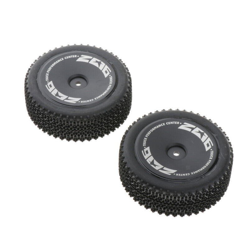 1 Pair RC Car Tire, RC Front Tyre  Wheels Compatible for Wltoys 144001