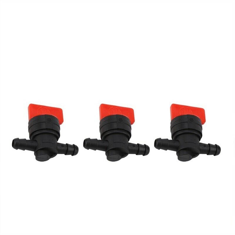 3Pcs/Set Fuel Gas Tank Shut Off Valves Filters Clamps Garden Brush Cutter L