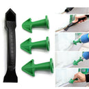 Caulk Nozzle Scraper Grout Kit Spatulas Set Hand Tools For Home Industrial Green