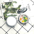 Portable Metal Medicine Organizer Pill Box Makeup Storage Pill Container Ca G9M5