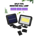 Solar Power Motion Sensor Light Outdoor Garden Floodlight-Security 100LED L Q7V0